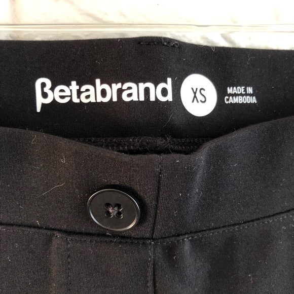 Betabrand Black Bootcut Dress Pants - Picture 7 of 10
